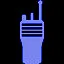 Radio communicator icon