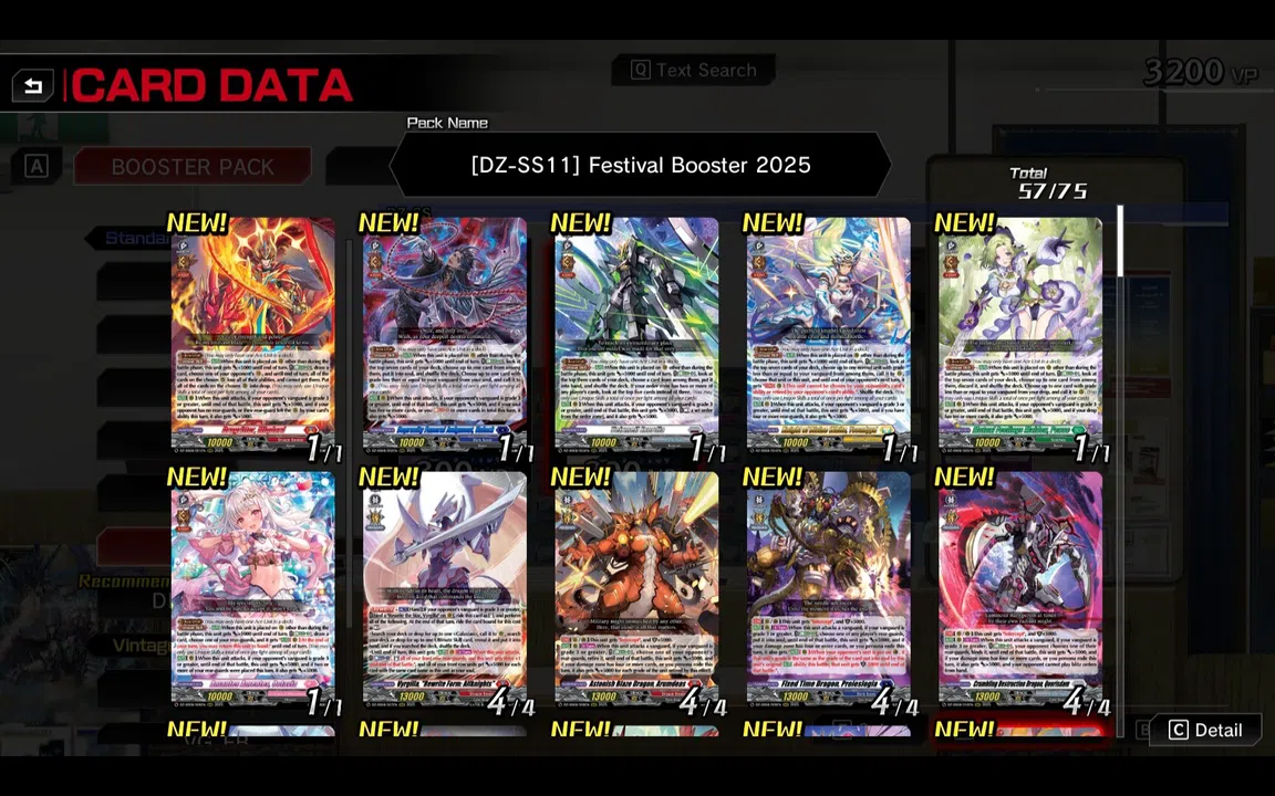Cardfight!! Vanguard DD 2:Complete Playset 17 "DZ-SS11"	 Screenshot 1