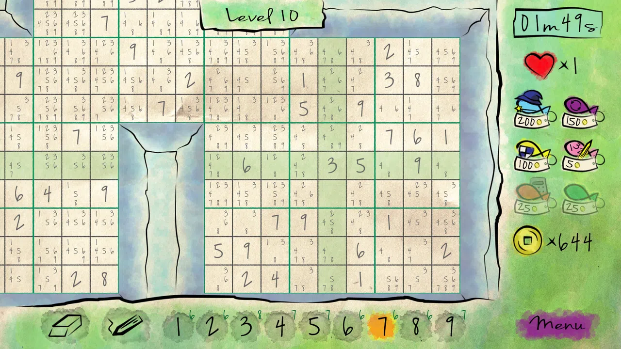 Sudoku Quest Screenshot 2