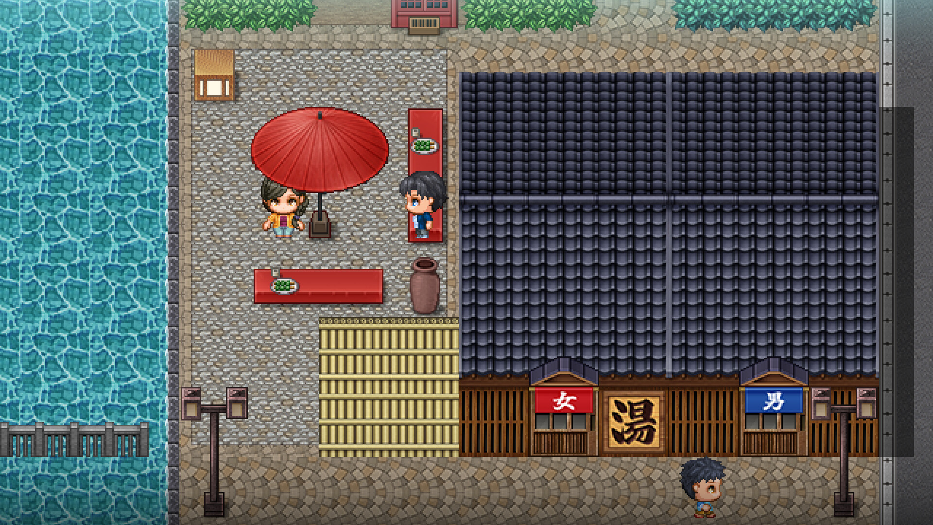 RPG Maker MZ - SERIALGAMES Japan travel spots ONSENTown SET Screenshot 3