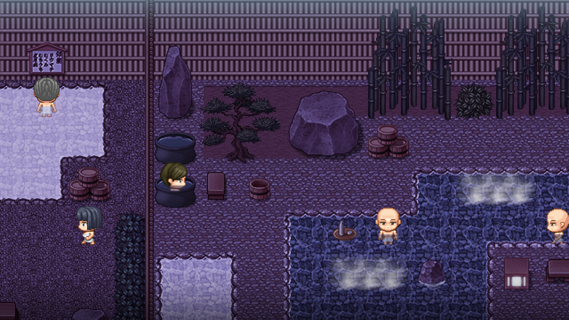 RPG Maker MZ - SERIALGAMES Japan travel spots ONSENTown SET Screenshot 1