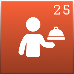 Serve 25 Food icon
