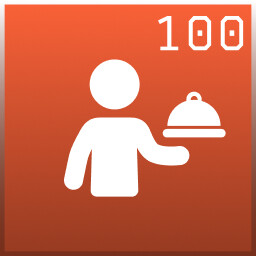 Serve 100 Food icon