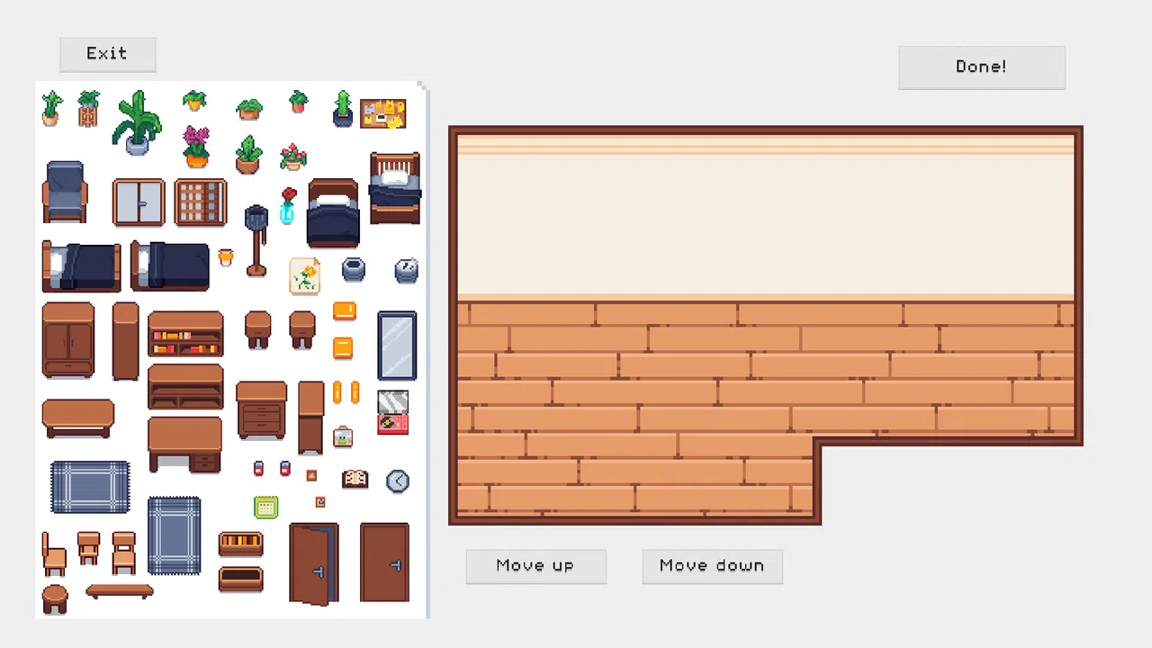 Pixel Room Stickers Demo Screenshot 1