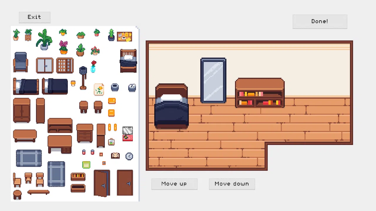 Pixel Room Stickers Demo Screenshot 3
