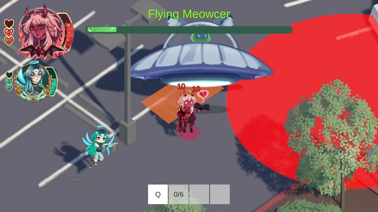 Angels and Demons vs. Aliens Screenshot 1