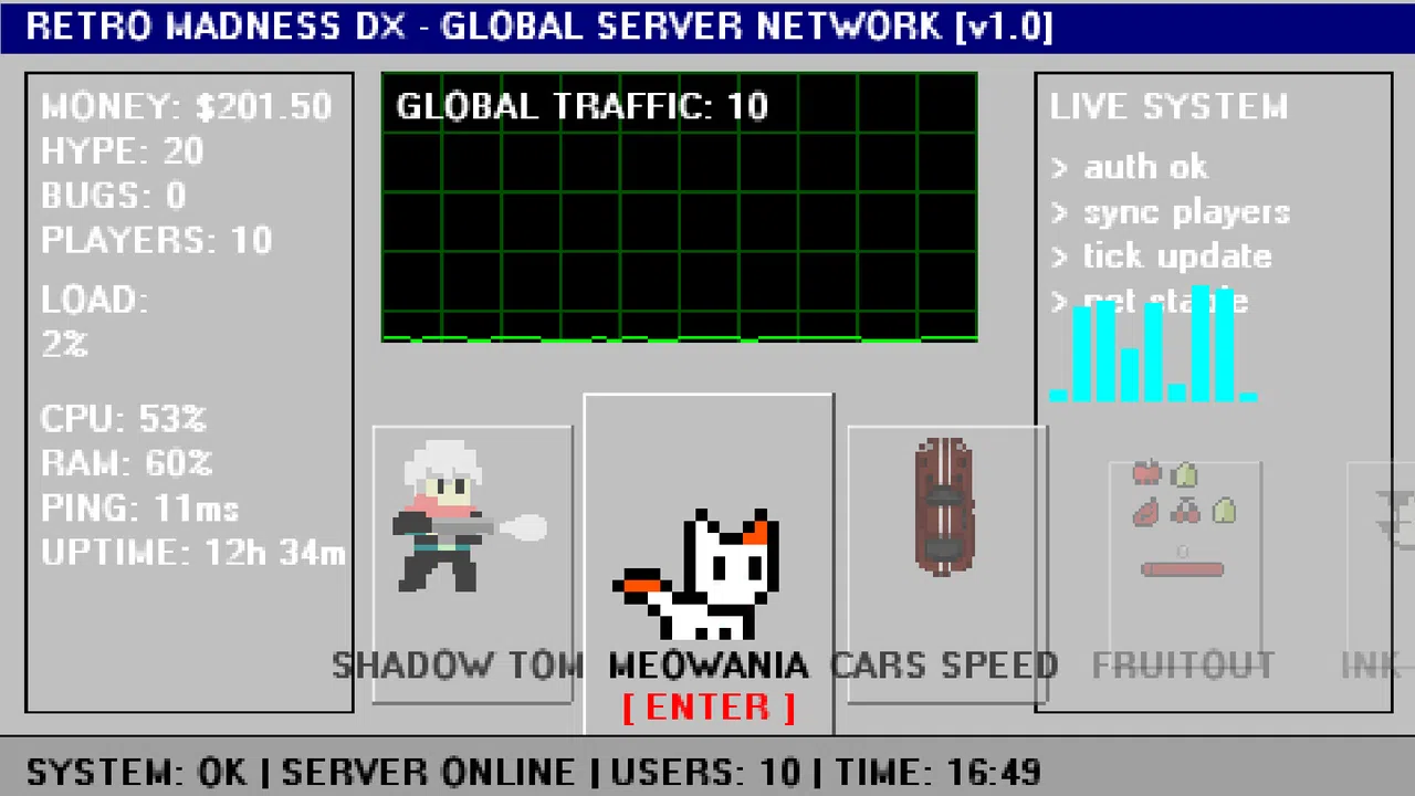 Retro Madness DX Screenshot 0