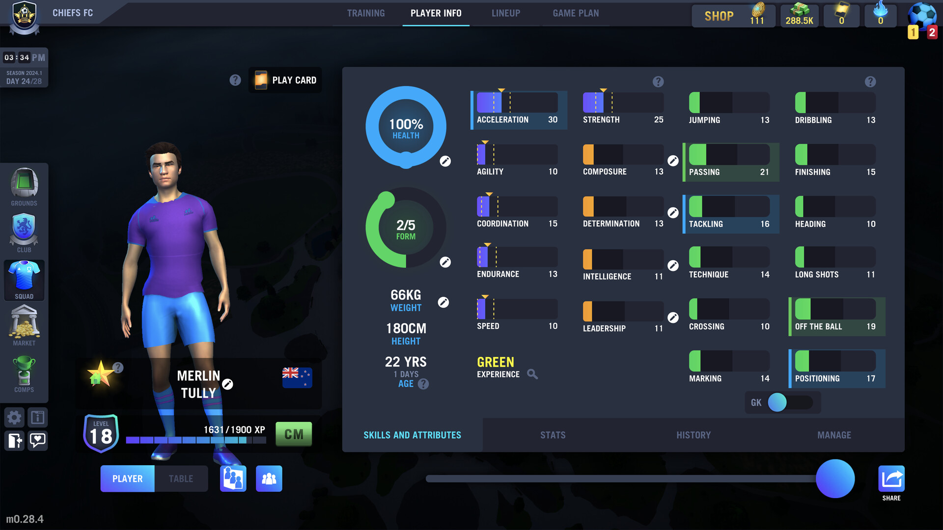 Blackout Football Manager Screenshot 6
