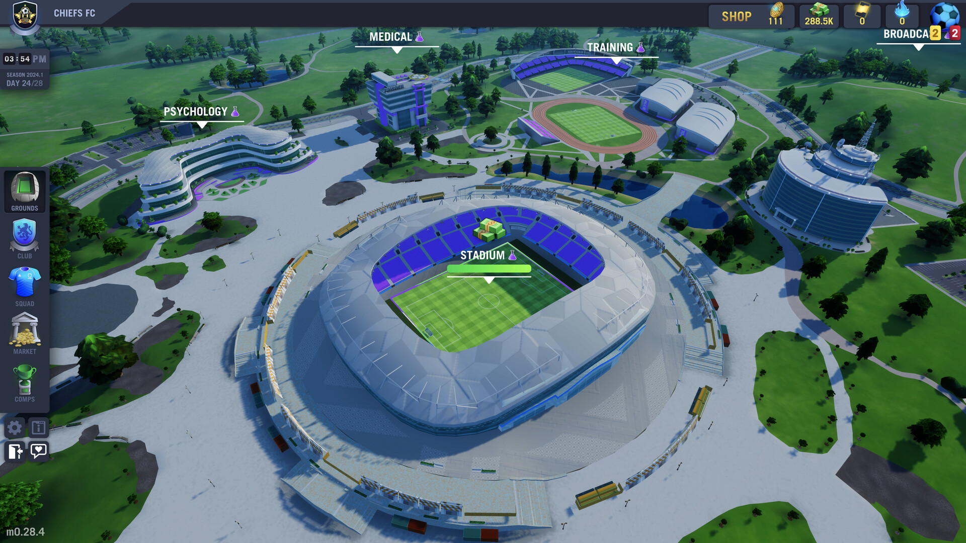 Blackout Football Manager Screenshot 0