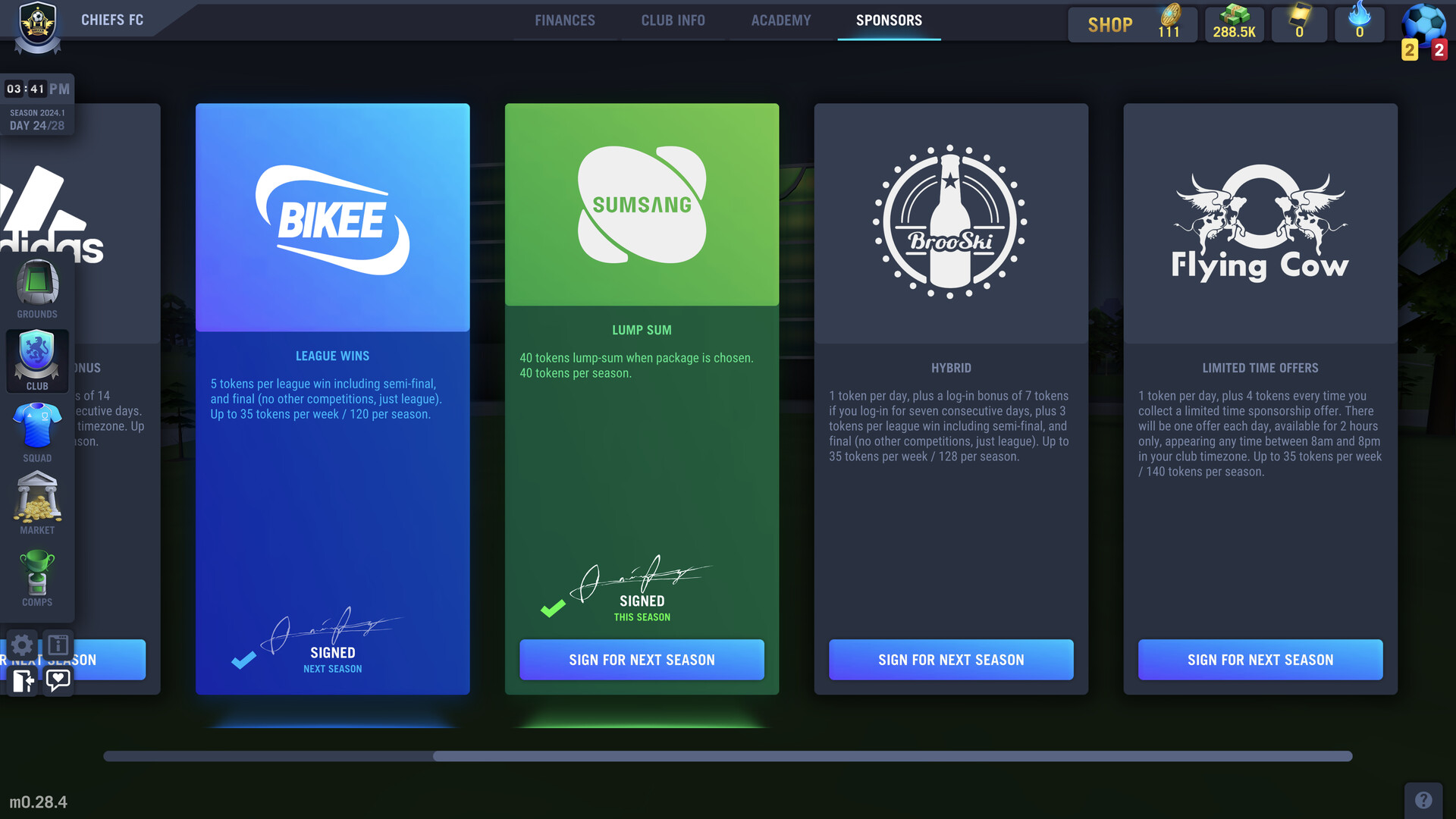 Blackout Football Manager Screenshot 9