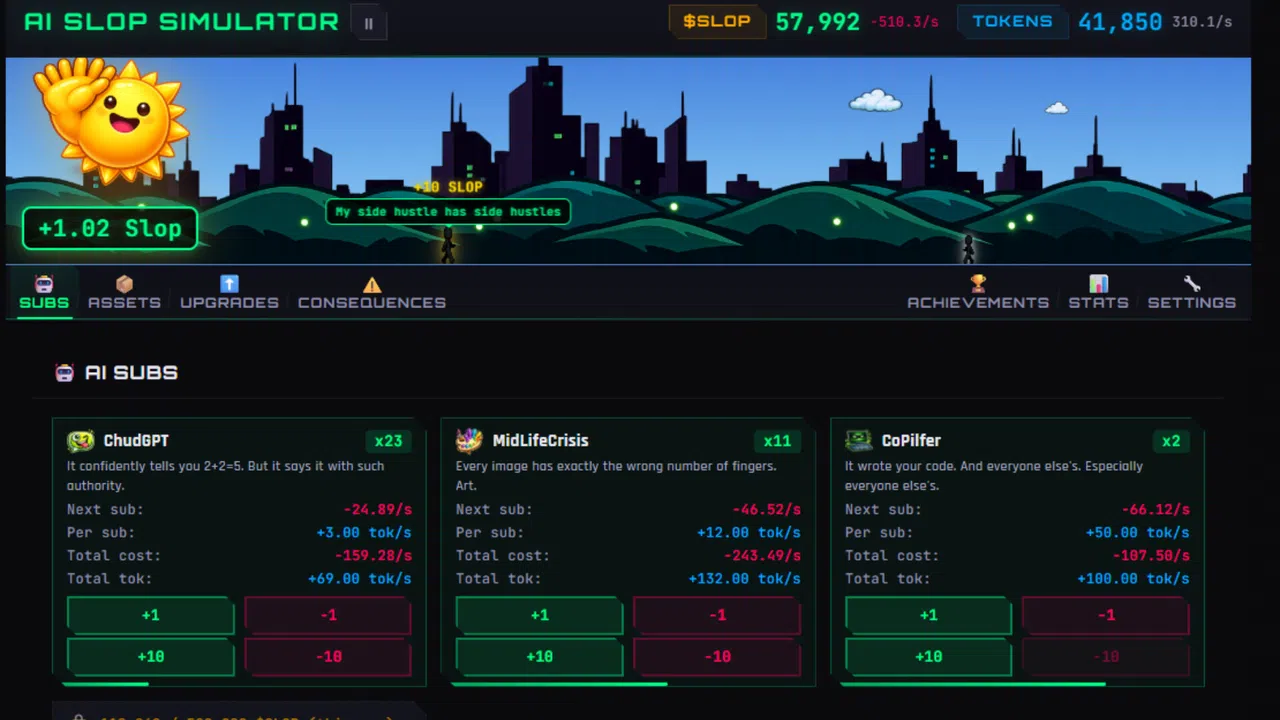 AI Slop Simulator Screenshot 0