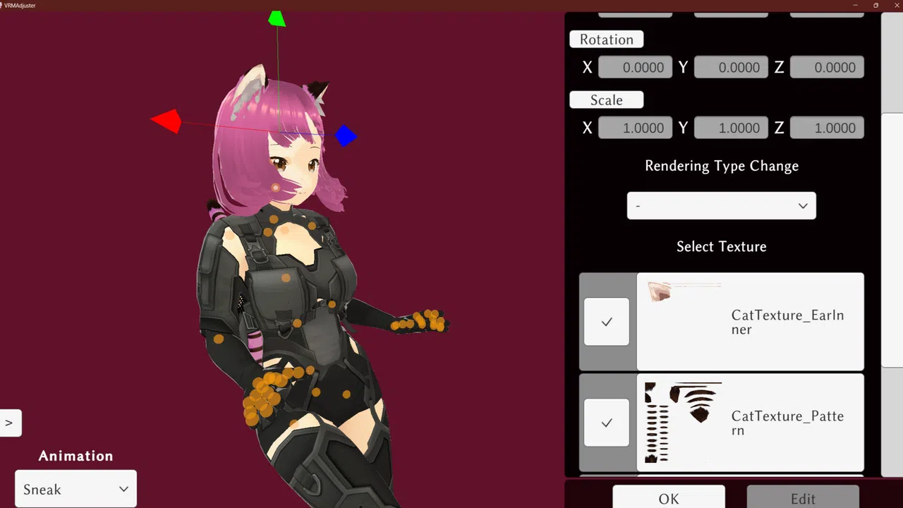 VRM Adjuster Screenshot 2