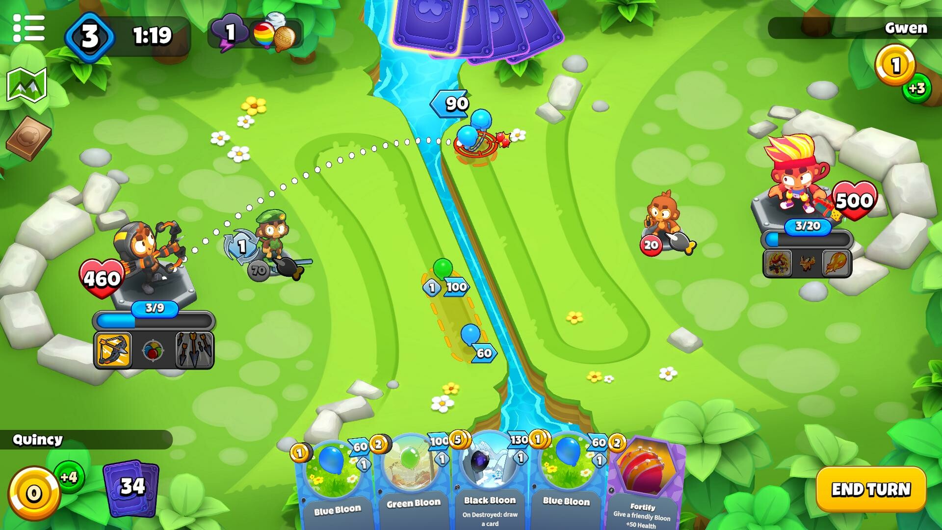 Bloons Card Storm Screenshot 1