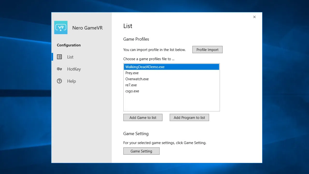 Nero GameVR Screenshot 4