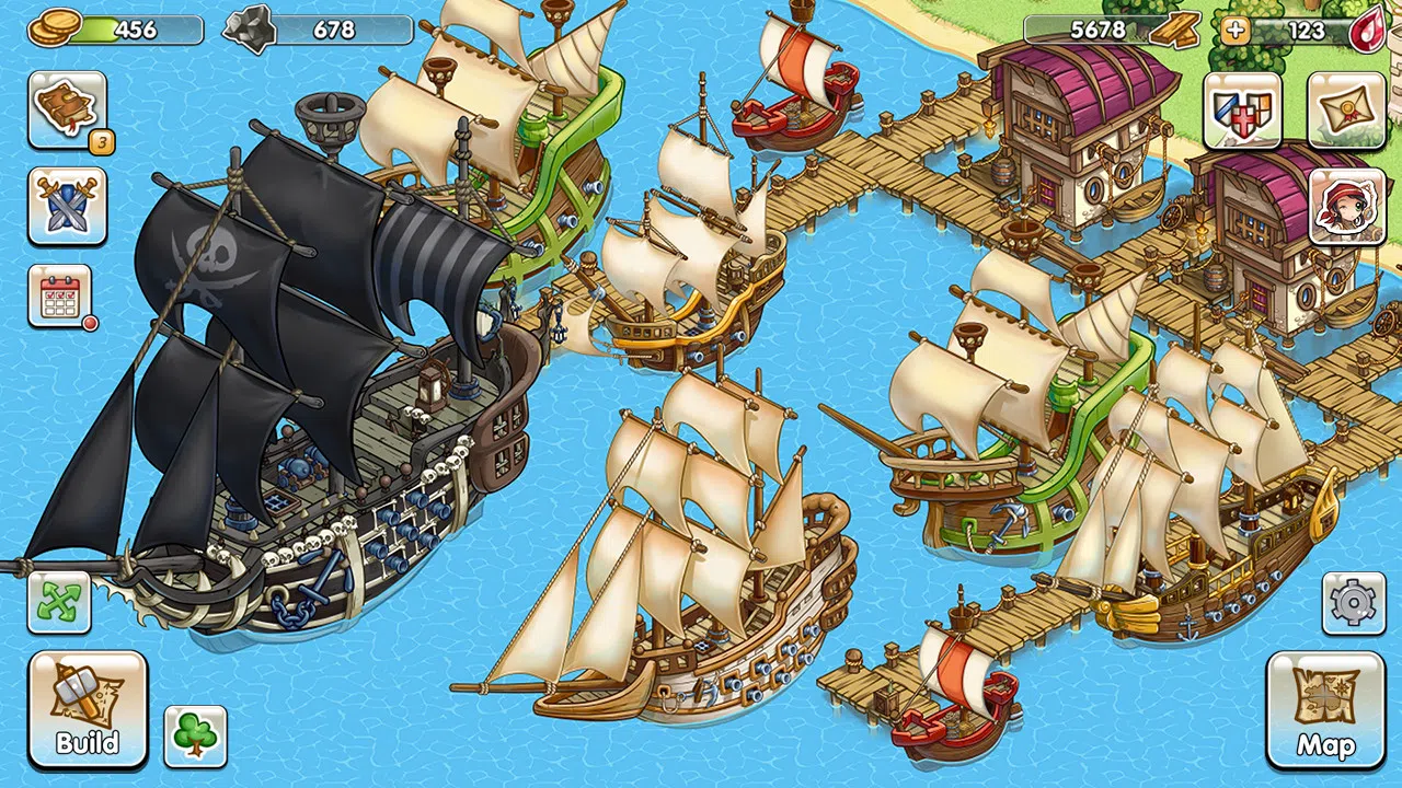 Pirates of Everseas Screenshot 1