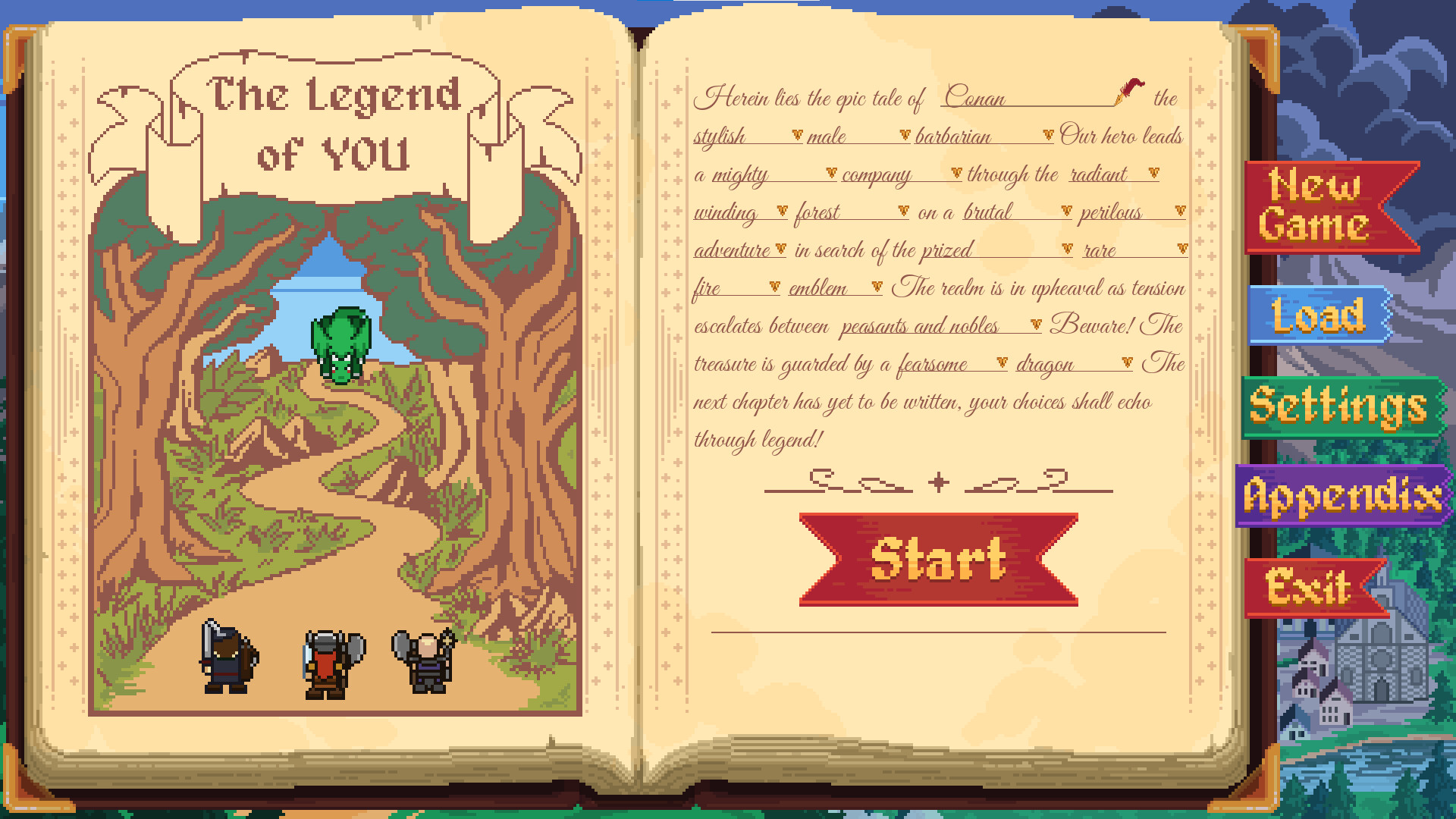 The Legend of You Demo Screenshot 0