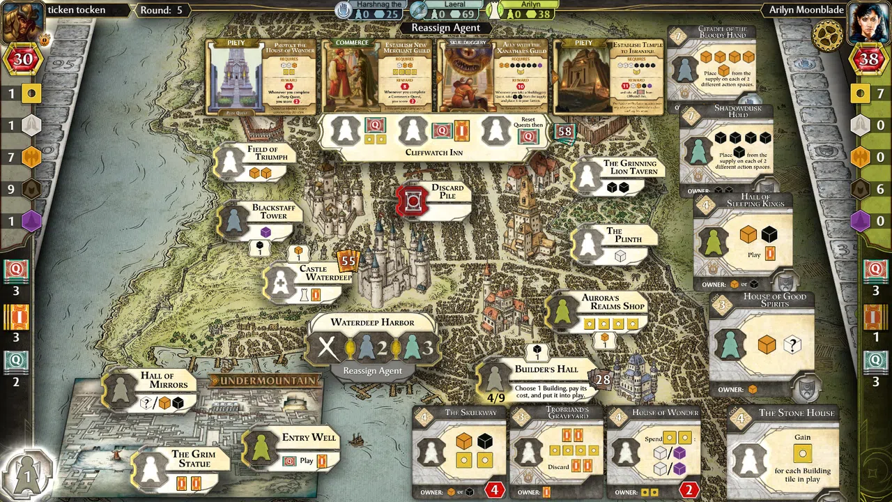 D&D Lords of Waterdeep: Undermountain expansion Screenshot 2