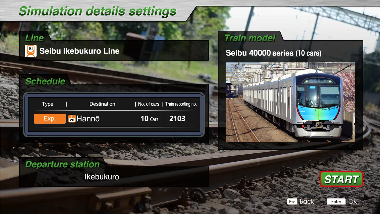 JR EAST Train Simulator: Seibu Railway Ikebukuro Line (Ikebukuro to Hannō) 40000 Series Screenshot 4
