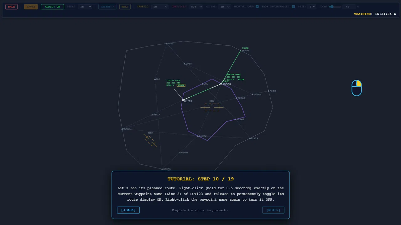 Aether FIR ATC Simulator Screenshot 0