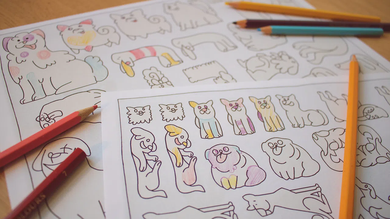 Dogs Organized Neatly - Paper Edition Screenshot 2
