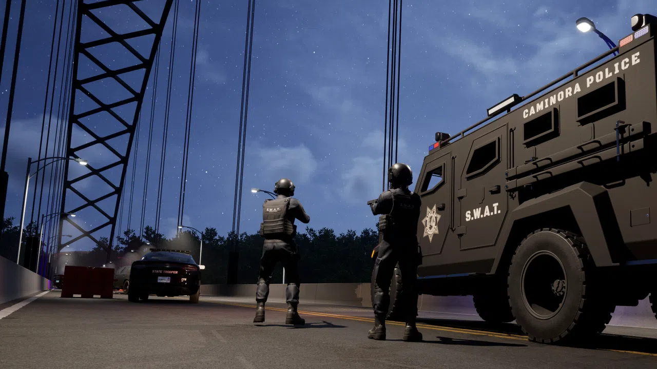Highway Police Simulator: S.W.A.T. - Caminora Police Screenshot 1