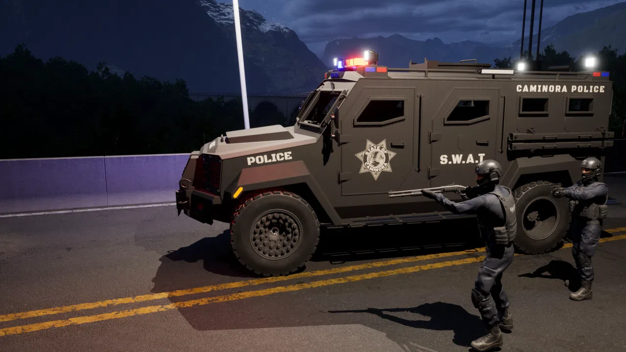 Highway Police Simulator: S.W.A.T. - Caminora Police Screenshot 2
