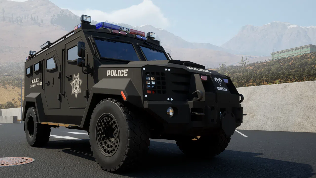 Highway Police Simulator: S.W.A.T. - Caminora Police Screenshot 3