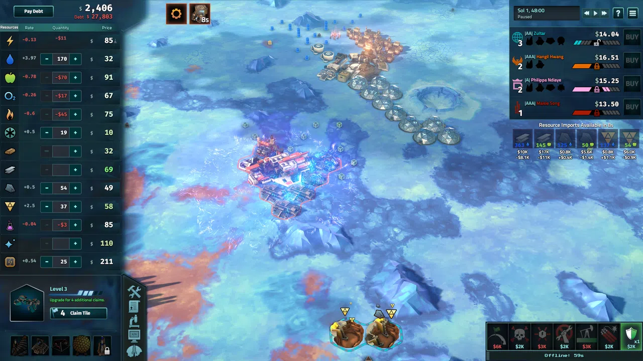 Offworld Trading Company: The Europa Wager Expansion Screenshot 3