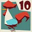 Chicken 10 icon