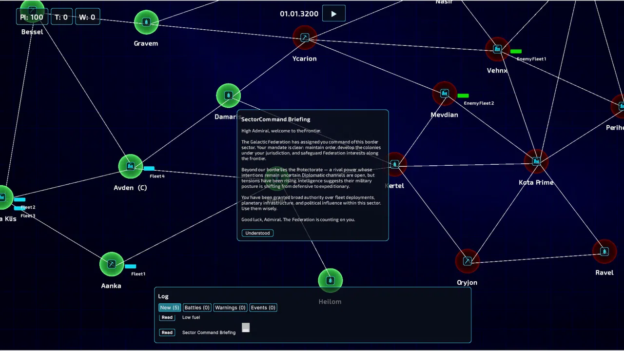 Space Fleet Logistics Screenshot 4