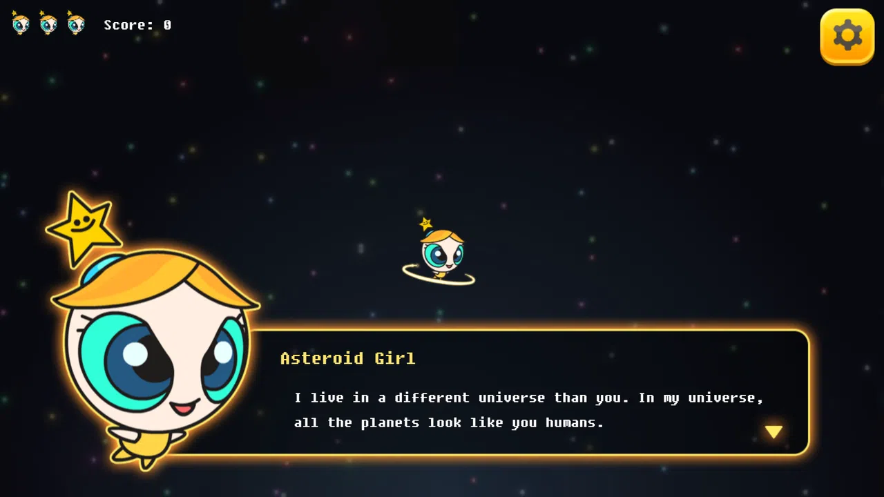 Asteroid Girl Screenshot 1