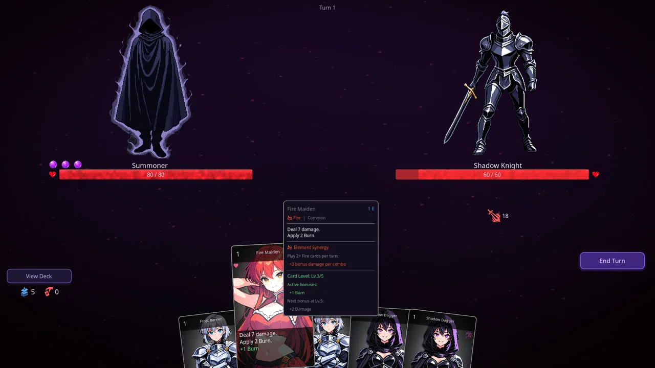 Soul Strip: Waifu Card Battler Screenshot 0