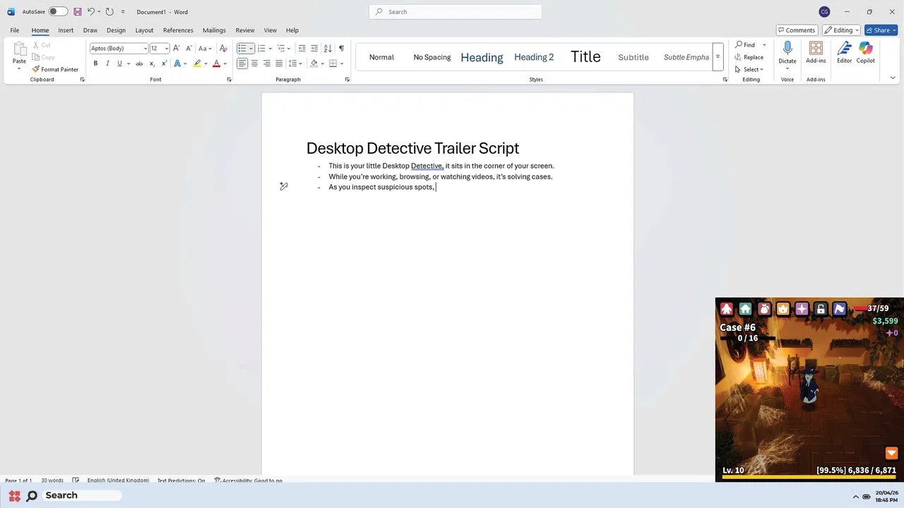 Desktop Detective Screenshot 6
