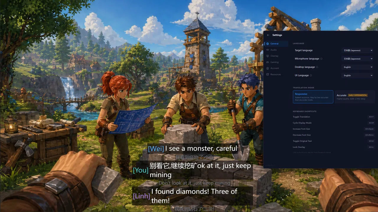 Unitra: Real-Time Voice Translation For Gamers Screenshot 3