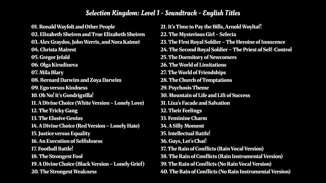 Selection Kingdom: Level 1 - Soundtrack - Screenshot 0