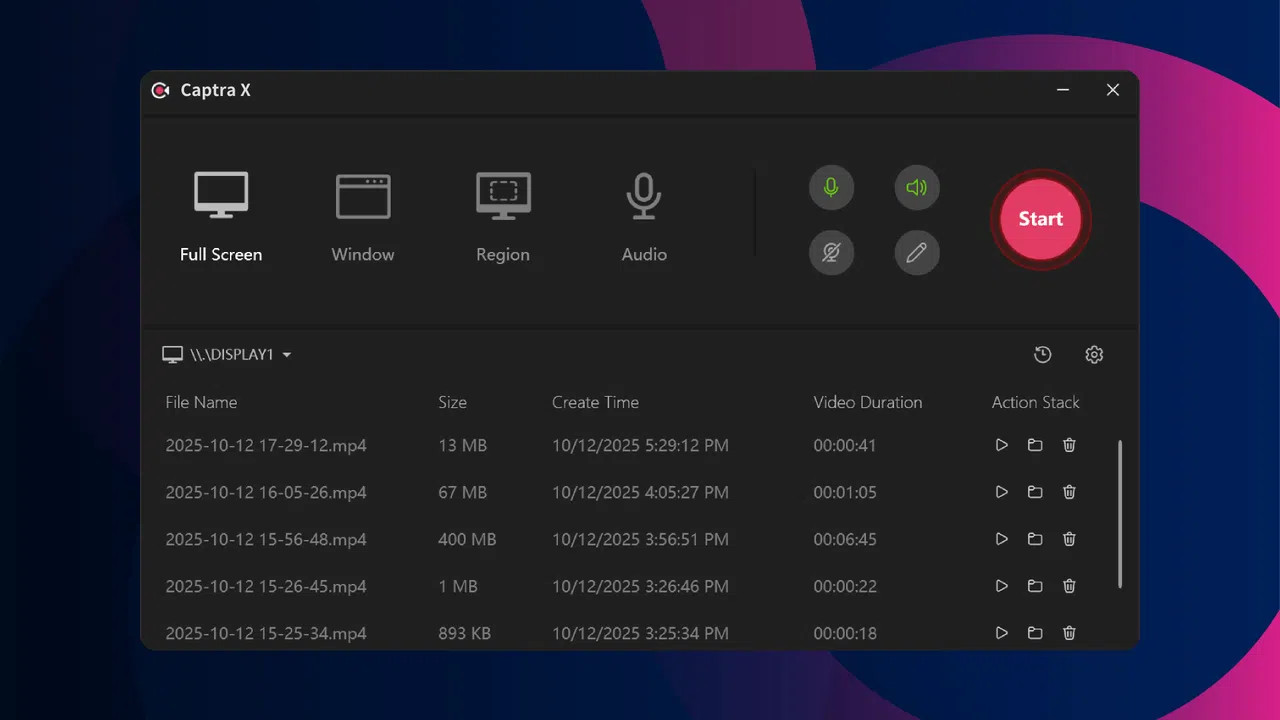 Captra X Screenshot 2