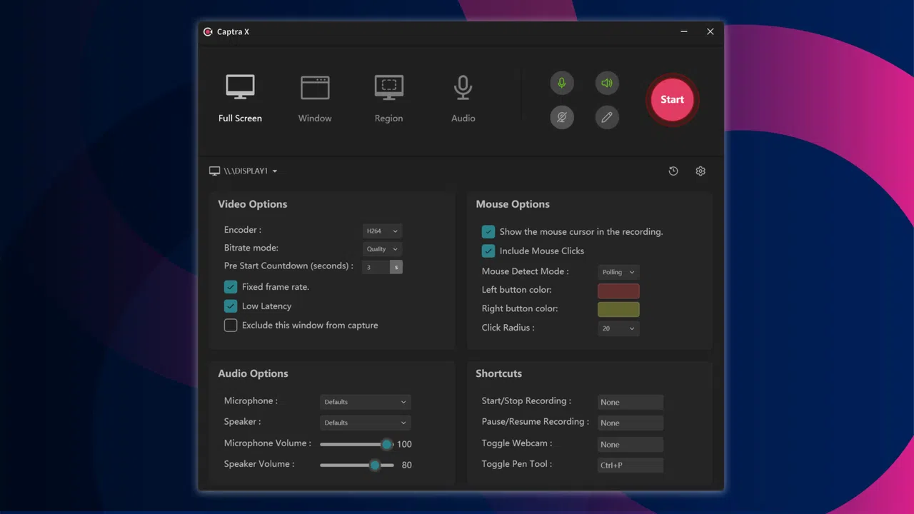 Captra X Screenshot 1