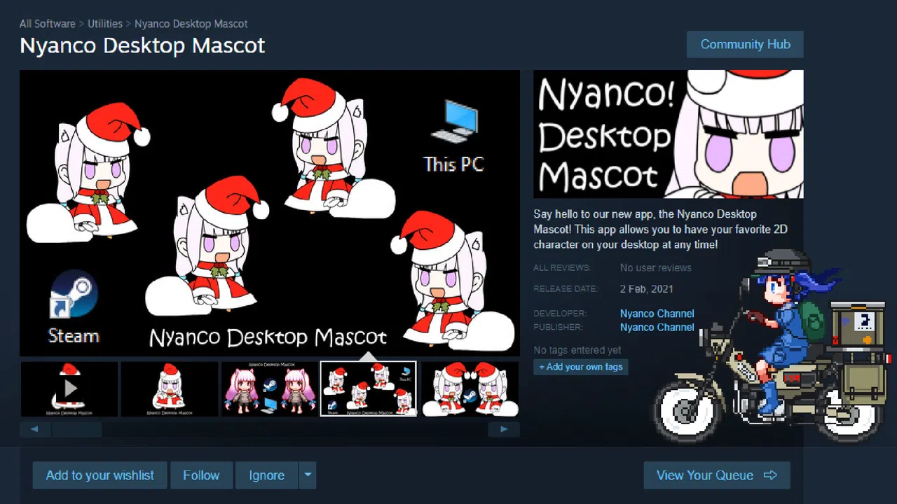 Nyanco Desktop Mascot Screenshot 5