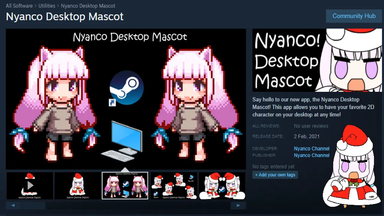 Nyanco Desktop Mascot Screenshot 4