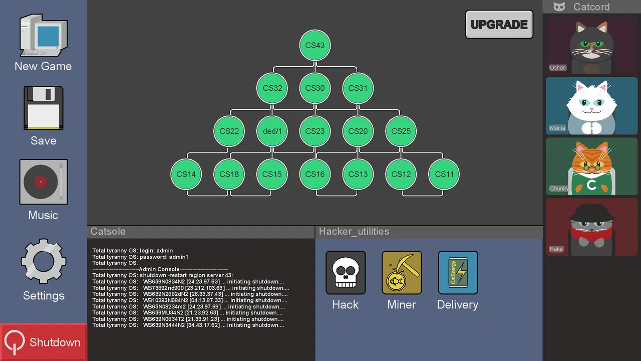 Hacker Cats Screenshot 1