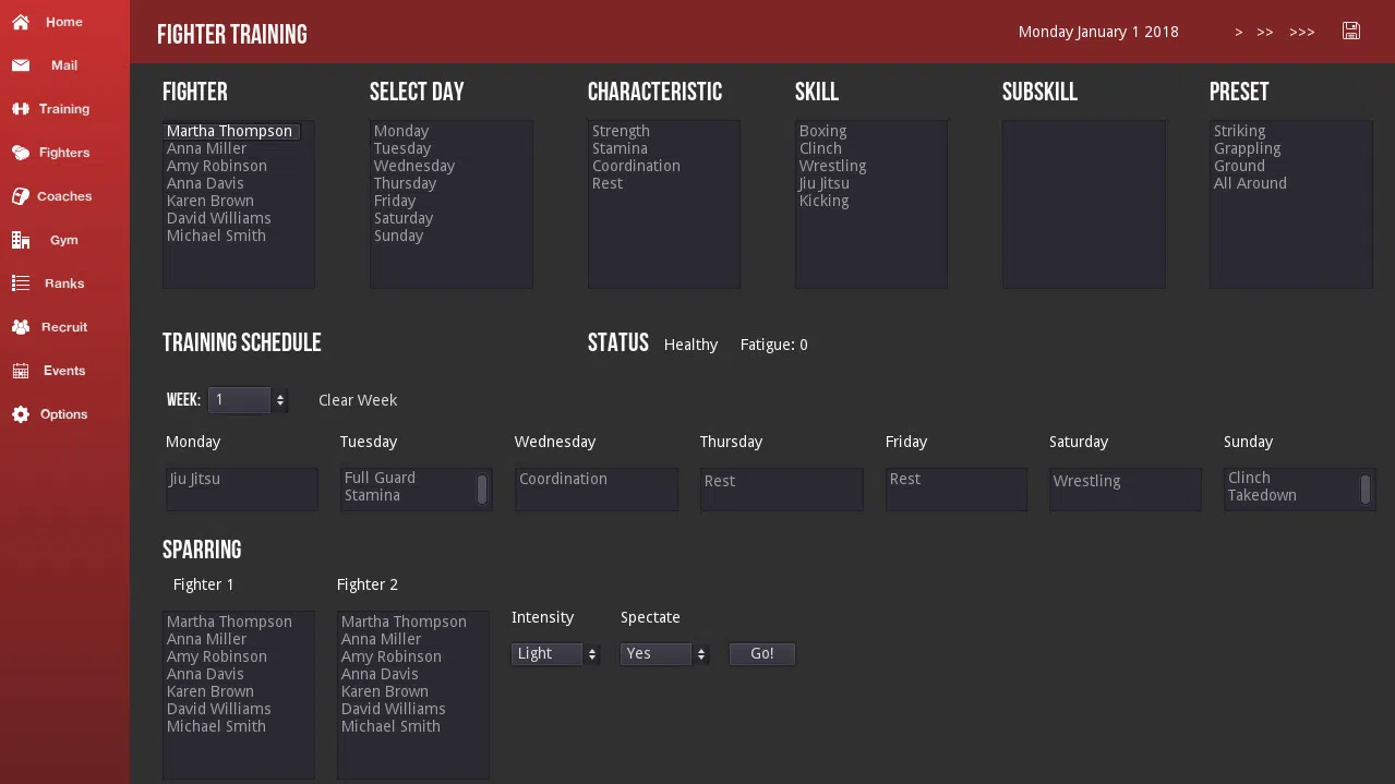MMA Simulator Screenshot 4