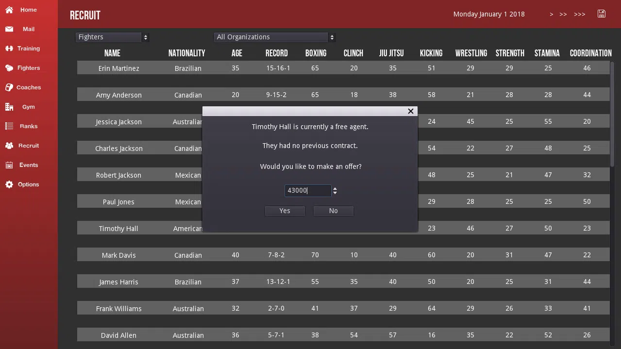 MMA Simulator Screenshot 5
