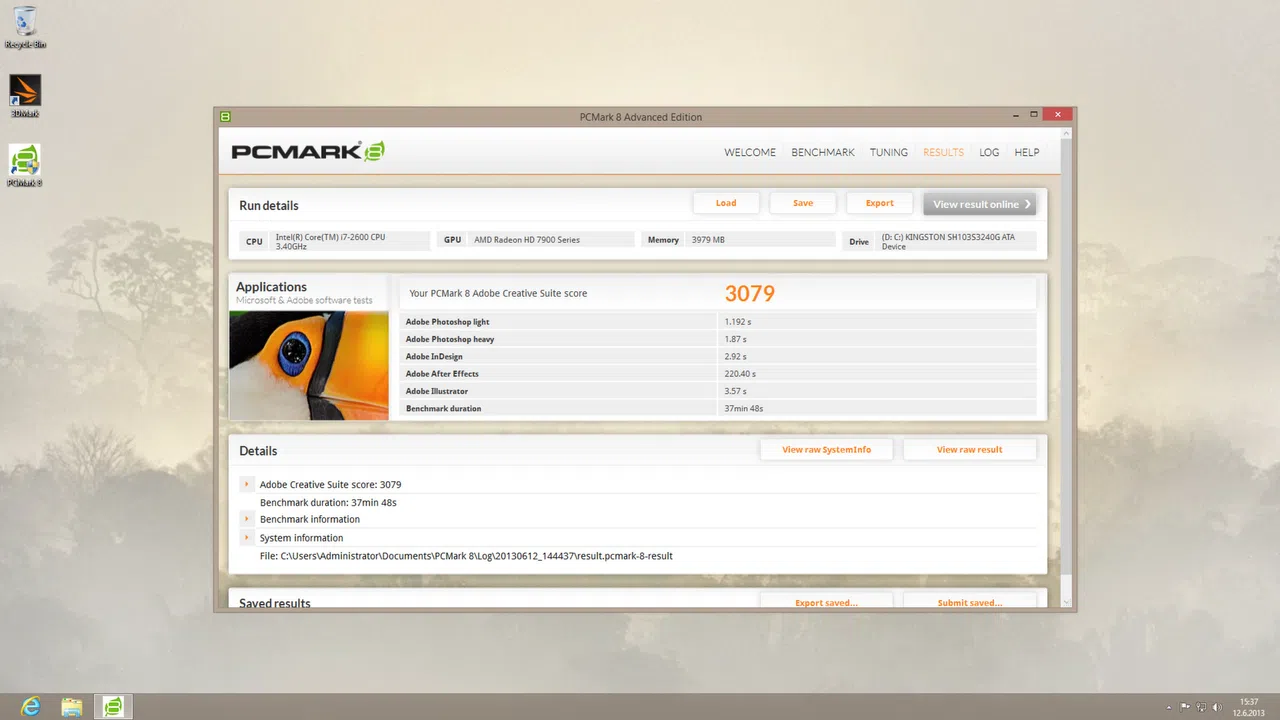 PCMark 8 Screenshot 2