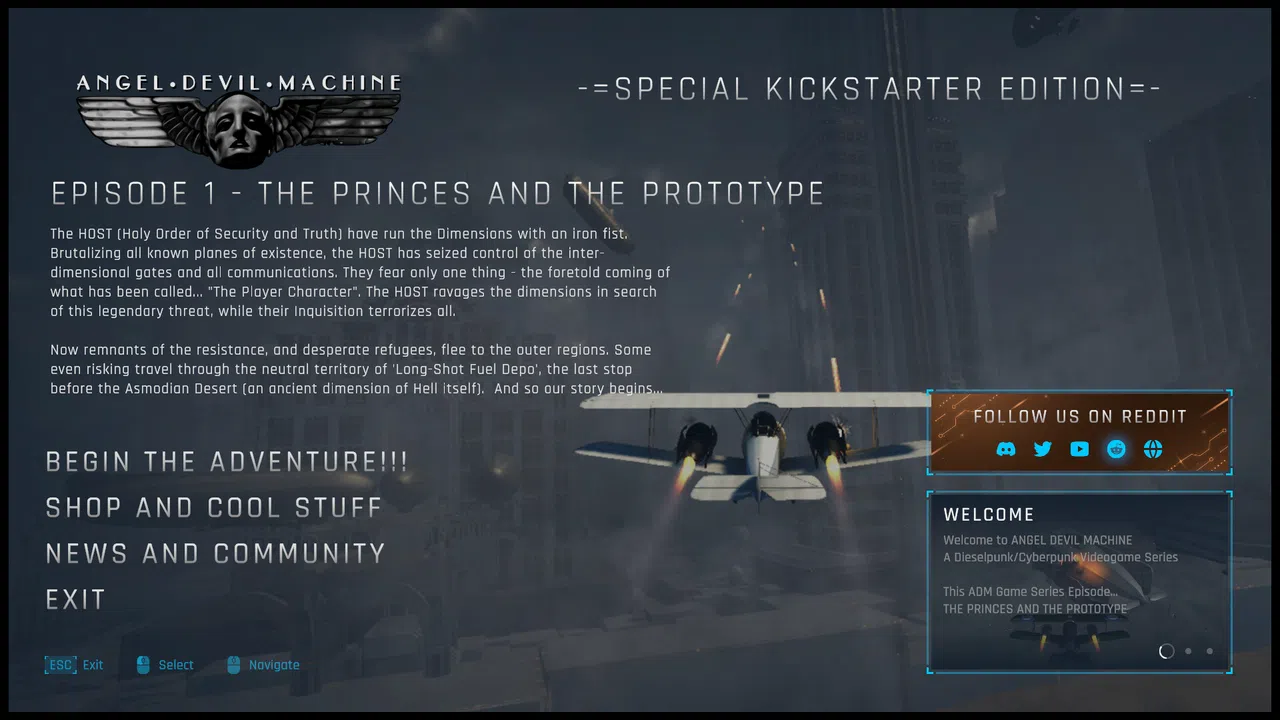 Angel Devil Machine - Episode 1: The Princes and the Prototype Screenshot 0