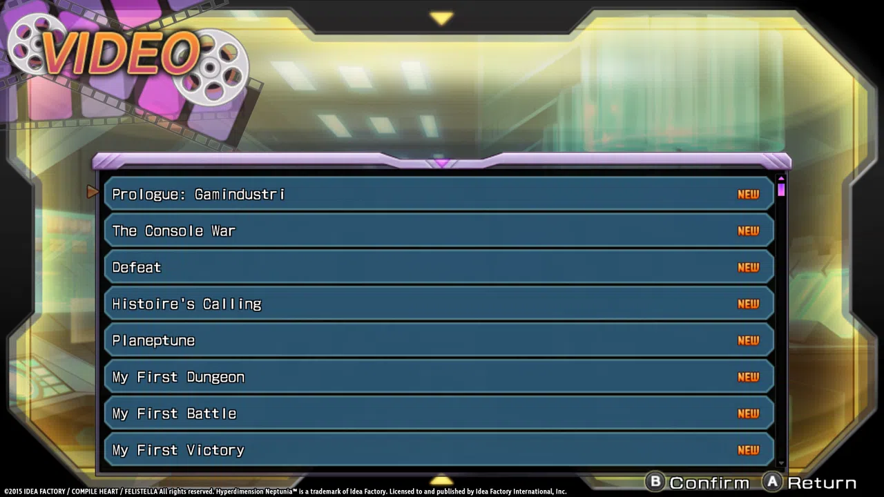 Hyperdimension Neptunia Re;Birth1 AV Club DLC Screenshot 0