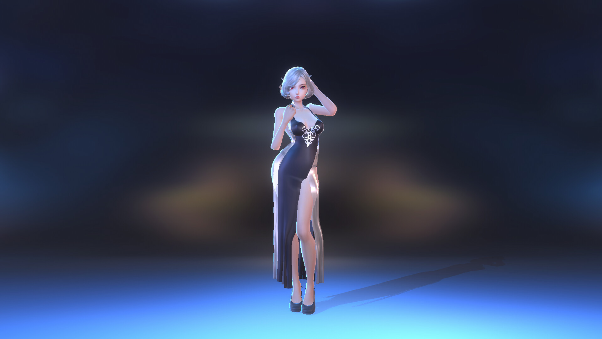 Angel Legion-DLC Cloud Dress (Black) Screenshot 3