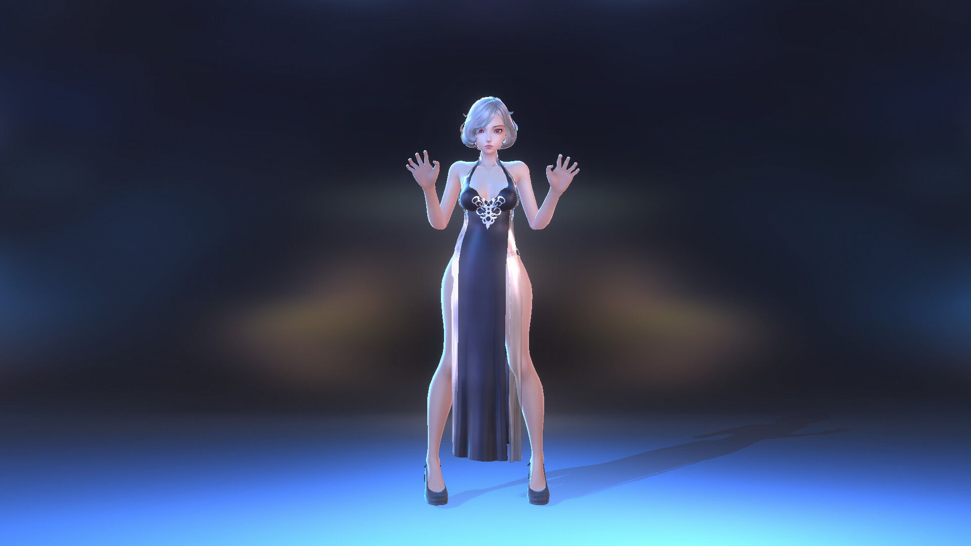 Angel Legion-DLC Cloud Dress (Black) Screenshot 4