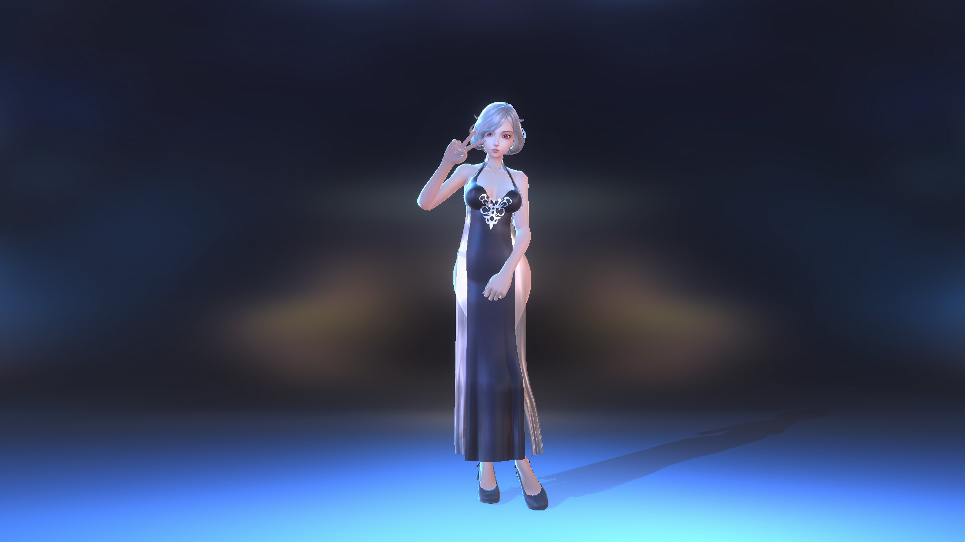 Angel Legion-DLC Cloud Dress (Black) Screenshot 0