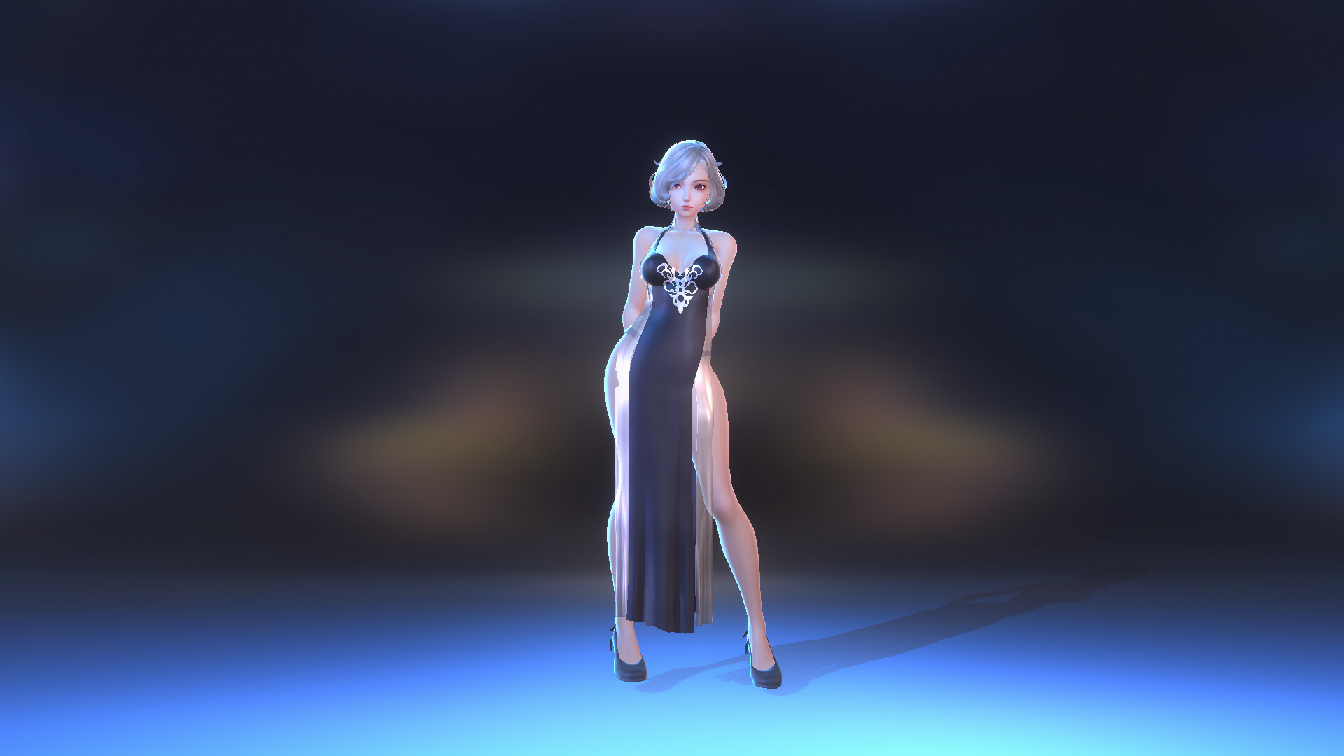 Angel Legion-DLC Cloud Dress (Black) Screenshot 1