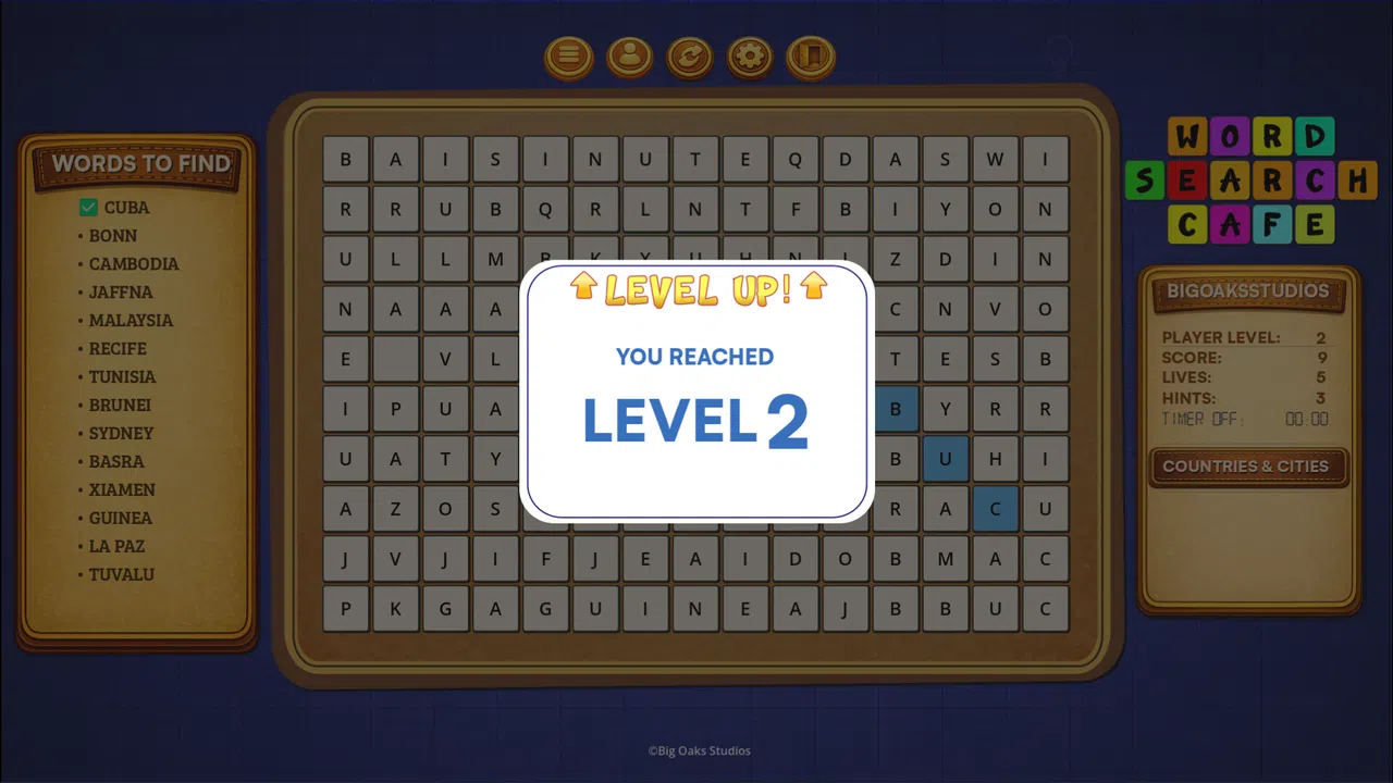 Word Search Cafe Screenshot 4